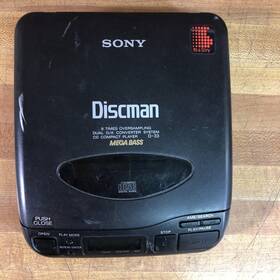 Sony Q.1 D/bb 20251001 Al.17 Walkman Discman D-33 Mega Bass Works