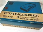 Sr-100 Standard Radio Corp Nos Compact Cassette Recorder Japan Sony Tapes