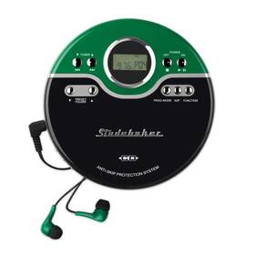 Sb3704gr Studebaker Joggable Personal Cd Player With Am/fm Stereo Radio - Green