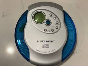 Sc-250mp3 Supersonic 639131002500 Vintage Super Sonic Cd Player Fritter Aero 2000s