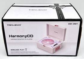 Tanlanin Cd-001 Harmonycd Bluetooth Cd Player With Speakers Desktop Wireless -blue