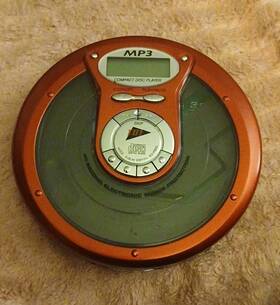 C17h1311 Tde Systems Portable Compact Disc Player Mp3/cd Vtg 2004