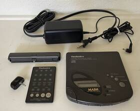 Sl-xps900 Technics Vintage Portable Cd Player Remote Working Condition