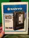 Trc-2500 Sanyo Standard Cassette Recorder Walkman Vintage In Box