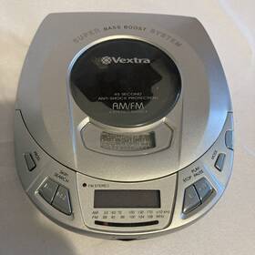 Vx3991 Vextra Vintage Portable Cd Radio With Headphones