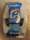 Vx-3125 Vextra Vintage Blue Cassette Player With Radio New
