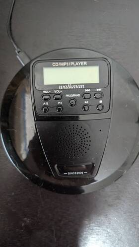 Cdp-3036 Walkman Black Cd Player - See Description