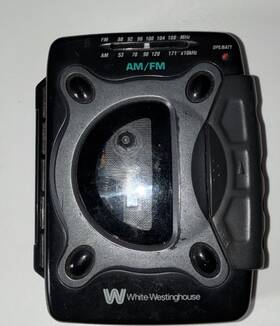 Westinghouse Wycs1042af White-westinghouse Wycs-1042af Personal Cassette Player Am/fm Radio Tested Works