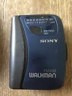 Wm-fx121 Wm-121 Sony Walkman Radio Personal Cassette Player Blue Works