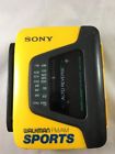 Wm-af59 Wm-a59 Sony Vintage Radio Cassette Tape Player Yellow Sports Walkman