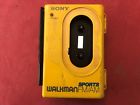 Wm-f35 Sony Vintage Yellow Sports Radio Cassette Player Walkman