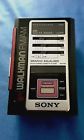 Wm-f47 Sony Vintage Walkman Stereo Cassette Radio Eq Solar Clock
