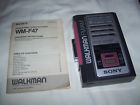 Wm-f47 Wmf47 Sony Vtg Walkman Stereo Cassette Radio Eq Clock For Parts Wm-f47 Wmf47 Sony Vtg Walkman Stereo Cassette Radio Eq Clock For Parts