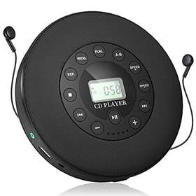 Wokalon-01 Wokalon 747453646774 Cd Player Portable With Stereo Speakers For Black