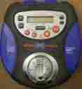 Xp-sp90 Xp-sp9 Aiwa Cross Trainer Compact Disc Player Blue Black Color