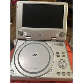 Zenith Zpa-314 Portable Dvd Player 7 Inch With Tft-lcd-no Cords Untested