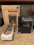 Vintage Panasonic 3-HEAD Portable Cassette Tape Recorder RQ-324S W/ Original Box. Fixed Price $349.99.