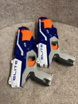 2-PACK Nerf N-strike Elite Disruptor Dart Gun Blaster Blue Hasbro 2016. Fixed Price $13.99.