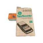 1934 Ge Tape Recorder 3-5003A Portable Cassette Deck With Ac Converter. Fixed Price $39.99.