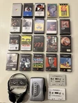 Jensen Walkman Metal Rock Lot 23 Cassette Tapes Ozzy Sabbath Rolling Stones Ccr. Fixed Price $70.00.