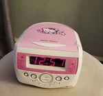 Hello Kitty Vintage 2008 Cd Player Alarm Clock Radio Pink Sanrio Tested Working. Fixed Price $99.00.