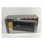Vtg Soundesign Am/fm Stereo Clock Radio Cassette Player Model 3844 Blk W/ Box. Fixed Price $125.00.
