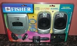 Vintage Sealed Fisher PCD-2450C Personal Player Car Kit Dynamic Speakers. Fixed Price $100.00.
