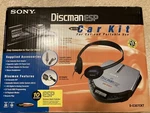 Vintage Sony Discman Esp D-E307CKT Portable Car Cd Player Kit. Fixed Price $80.00.