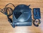 Vintage Sony Discman D-160 W/ Anti-skip Mount Car Adaptors. Fixed Price $69.95.