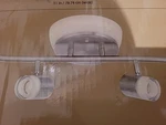 Envirolite Brushed Nickel Led Ceiling Mounted Track Combo Frosted EVTF1029-35. Fixed Price $129.00.