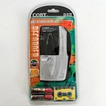 New Coby CX-R122 Voice Activated Micro Cassette Tape Recorder/player. Fixed Price $74.95.