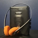 Sharp JC-190 (bk) Am/fm Stereo Cassette Player Walkman Working! Black. Fixed Price $35.00.