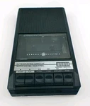 General Electric 3-5009C Slim Portable Cassette Tape Recorder Player Tested. Fixed Price $18.33.