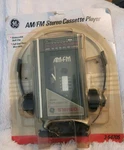 Ge Am/fm Stereo Cassette Player Headphones Batteries New Vtg Nip 35470S Case Dmg. Fixed Price $125.00.