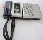 Vintage Evadin Micro Cassette Recorder Model EM-11. Fixed Price $17.95.