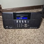 Dpnao/velour Radio Music System Alarm Clock CD/USB/SD/MP3 YW-006 Black Works. Fixed Price $49.99.