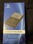 Onn Cassette Recorder W/ External Microphone Touch Recording Tested/works. Fixed Price $88.49.
