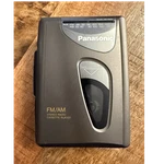 Panasonic RQ-V54 Fm/am Stereo Radio Cassette Player, Headphone Jack, Black. Fixed Price $11.00.