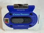 Vintage Aiwa Cross Trainer Am/fm/cassette HS-SP300W Tested Works! White Blue. Fixed Price $38.00.