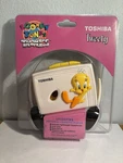 In Box 1995 Toshiba Looney Tunes Tweety Bird Cassette Player With Headphones. Fixed Price $200.00.