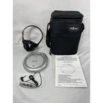 Durabrand CD-89 Portable Player Silver 60 Sec Esp Plus Headphones Case Bundle. Fixed Price $26.99.