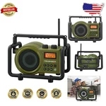 Industrial Grade TB-100 Radio Green Fm Am Built-in Charger Portable. Fixed Price $235.79.