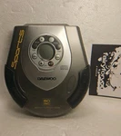 Vintage Daewoo XPGR-500CK Portable "sports" Cd Jogger 60-SECOND Anti-skip.... Fixed Price $38.97.