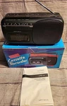 New Optimus Portable Radio Cassette Tape Player Recorder Boombox CTR-110 Tested. Fixed Price $69.99.