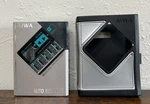 Vintage Aiwa HS-G500 Cassette Player (walkman) & Case For Parts Not Working. Fixed Price $229.00.