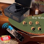 Retrobeat Time Portable Music Box, Cd Bluetooth Transmitter, Black. Fixed Price $56.08.
