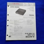 Sony D-T20 Service Manual Original Paper Oem Repair Guide Usa. Fixed Price $19.96.