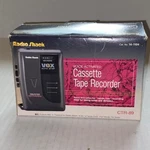 Radio Shack CTR-89 Model 14-1104 Voice Activated Cassette Tape Recorder Vox. Fixed Price $15.99.