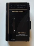 Lot Of 2 Stereo Radio Cassette Players Toshiba KT-4318 Aiwa HS-TA60 Walkman-ish. Fixed Price $10.00.