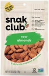 Snak Club All Natural Raw Almonds 2.7 Oz, 6 Ct. Fixed Price $21.45.